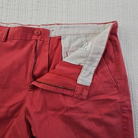 Old Navy Chino Shorts Men's Size 40 Red Ultimate Tech Built-In Flex Slim Preppy - Picture 8 of 12